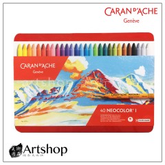 瑞士 CARAN D'ACHE 卡達 NEOCOLOR I 專業級油性蠟筆 (40色) 
